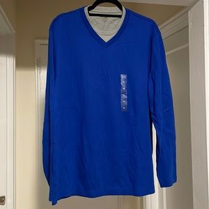 Men’s Blue/Grey Long Sleeve Tee - size XL